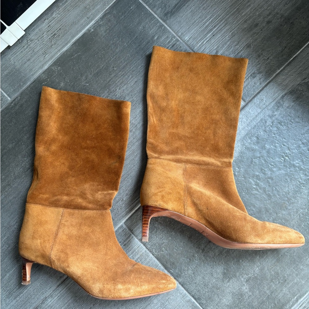 ba&sh Tan Heeled Boots